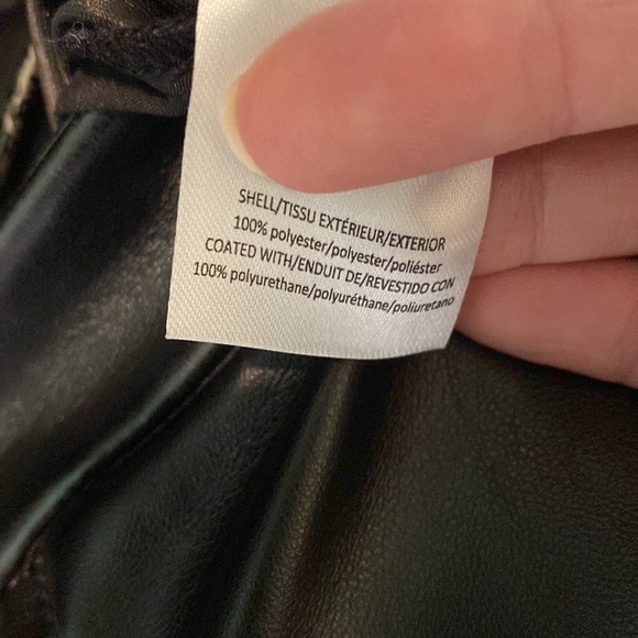 HALSTON Faux Leather Straight Leg Pants - Picture 11 of 12